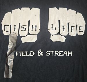 Field & Stream Fish Life Tee - Black and White